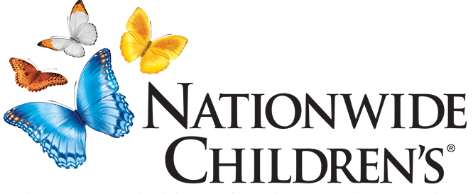 Logo of Nationwide Childrens featuring four colorful butterflies—two yellow, one blue, and one orange. With text in black using a classic font, the design exudes the creativity and vibrancy you’d expect from a leading digital marketing agency.